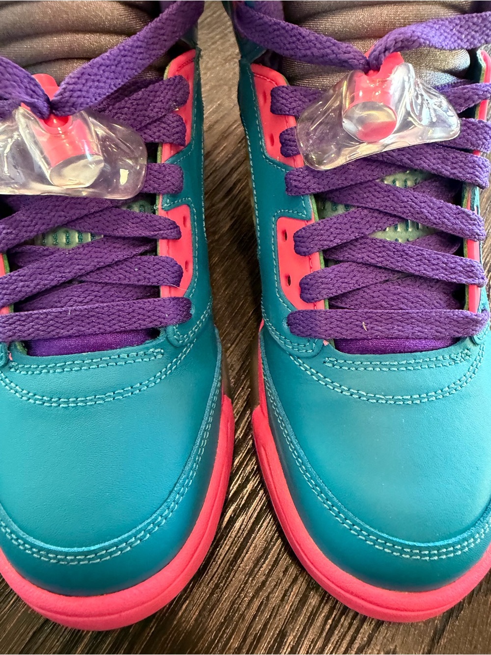 Air Jordan 5 Tropical Teal Kids Size 5y - Picture 5 of 10